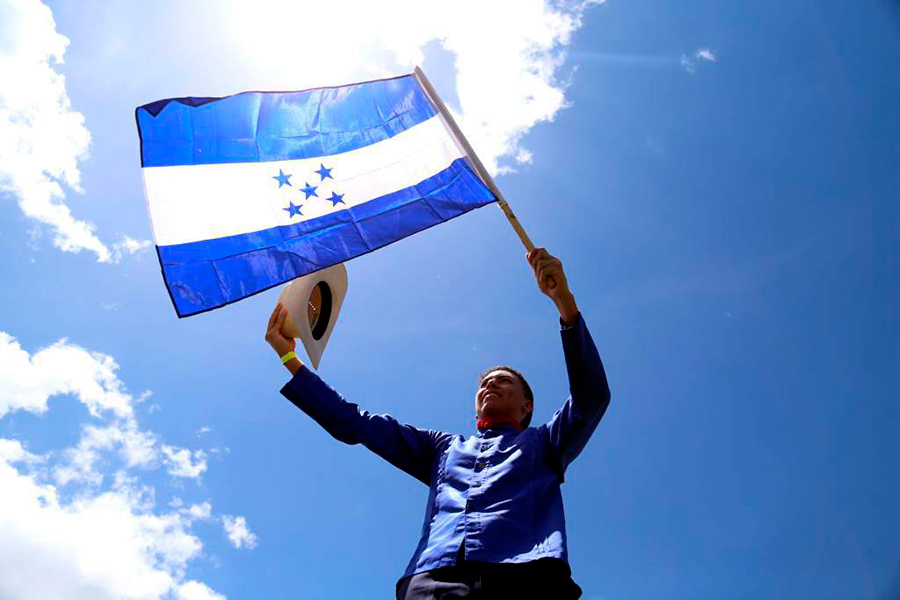 Color de la Bandera Nacional de Honduras