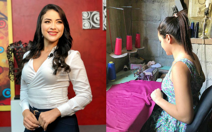 Iris Portillo sobresale con emprendimiento de pijamas