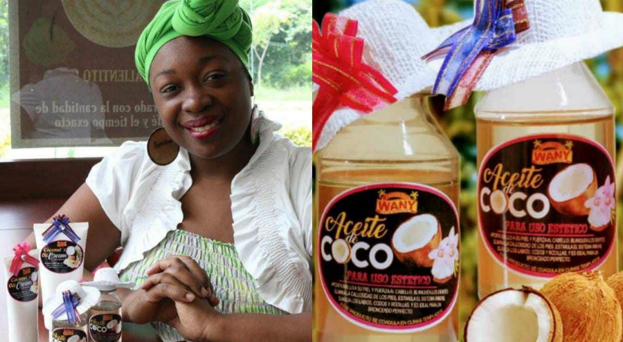 Joshy Benedith, hondureña que crea su propia marca de aceite de coco