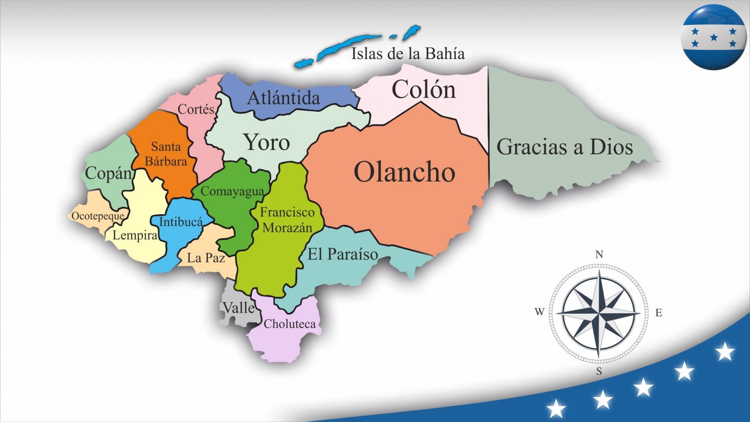 Mapa de Honduras
