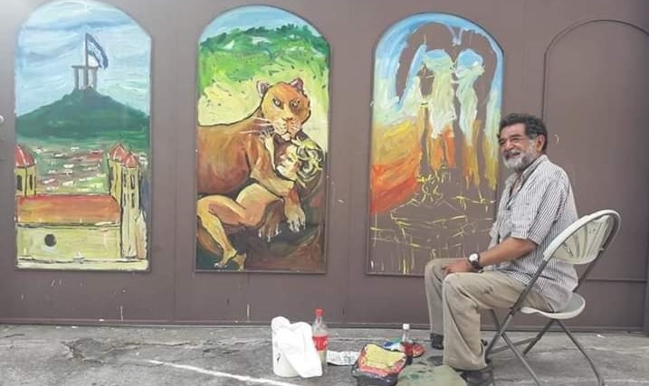 Nelson Salgado, artista hondureño, llena de arte las calles de Honduras