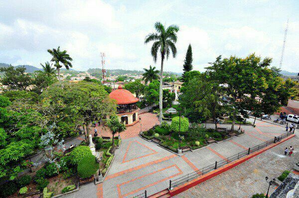 Los parques centrales de Honduras