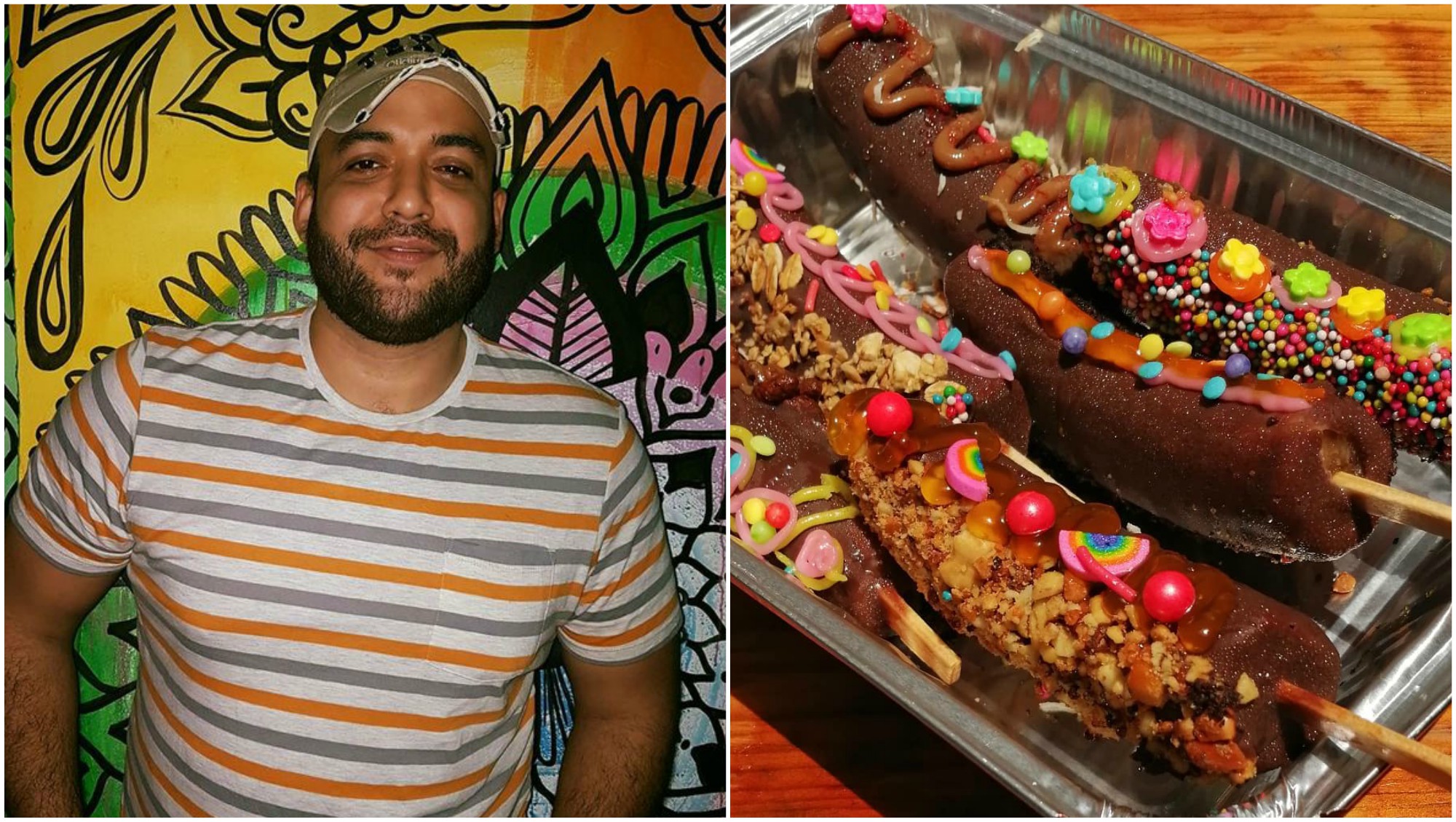 Hondureño David Ávila, abrió el primer local de Helados Yapa