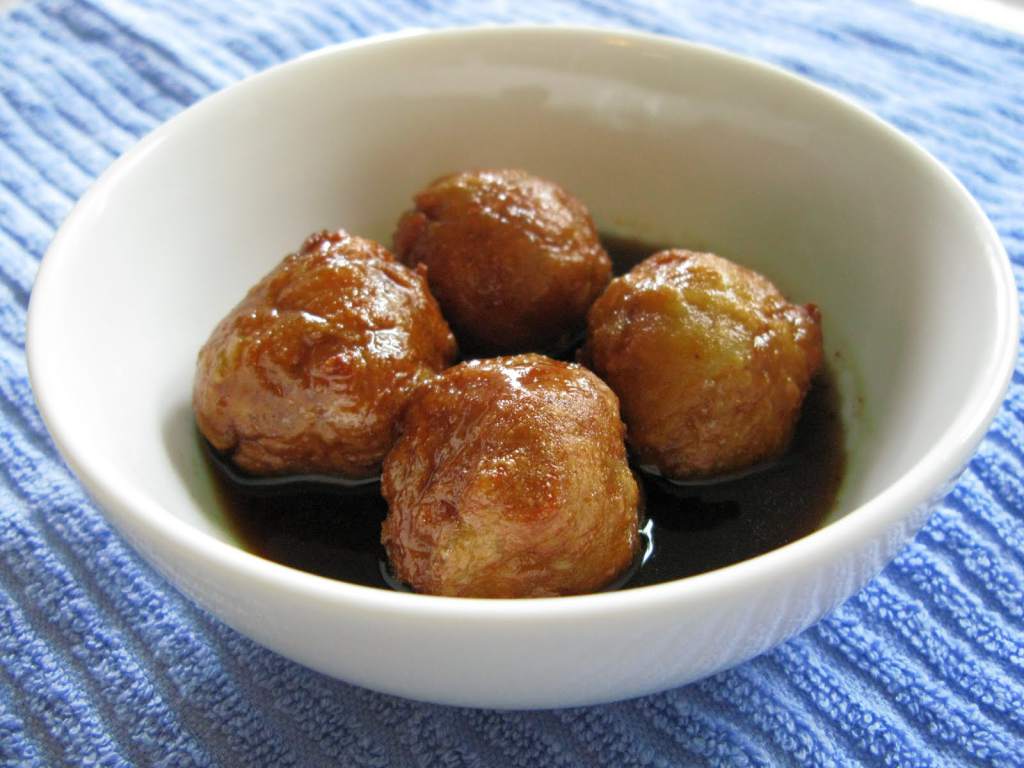 Receta de Buñuelos de yuca en miel