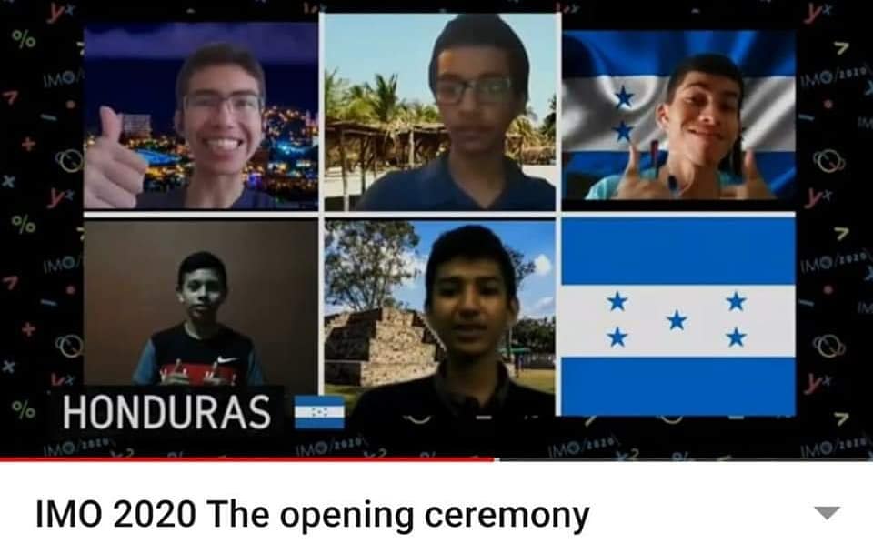 Cinco estudiantes hondureños participaron en la Olimpiada Mundial de Matemáticas 