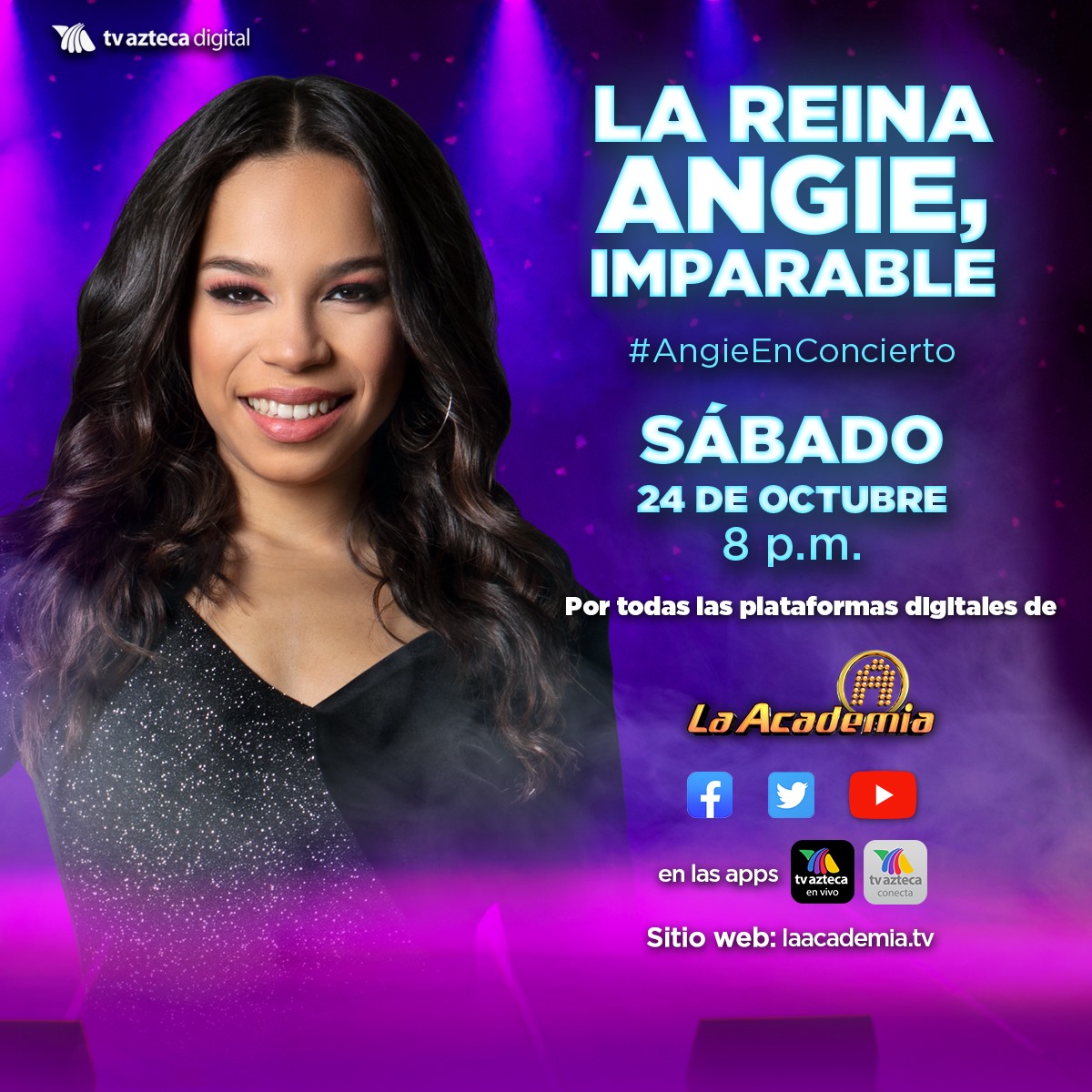 La Academia anuncia concierto de Angie Flores