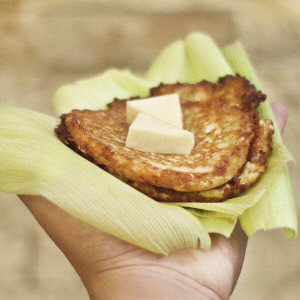 Receta de Fritas de elote