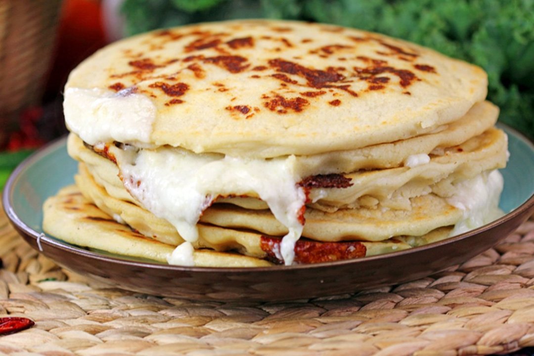 Receta de Pupusas de plátano, hondureñas.