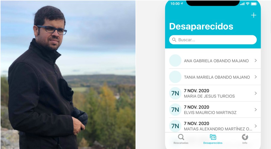 Hondureño creó un app de desaparecidos por ETA