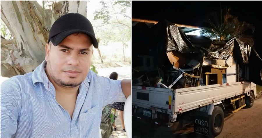 Hondureño ofrece flete gratis para evacuar por Huracán ETA en Yoro