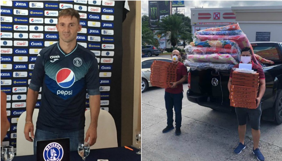 Futbolista Gonzalo Klusener, realizó donaciones a afectados por Eta