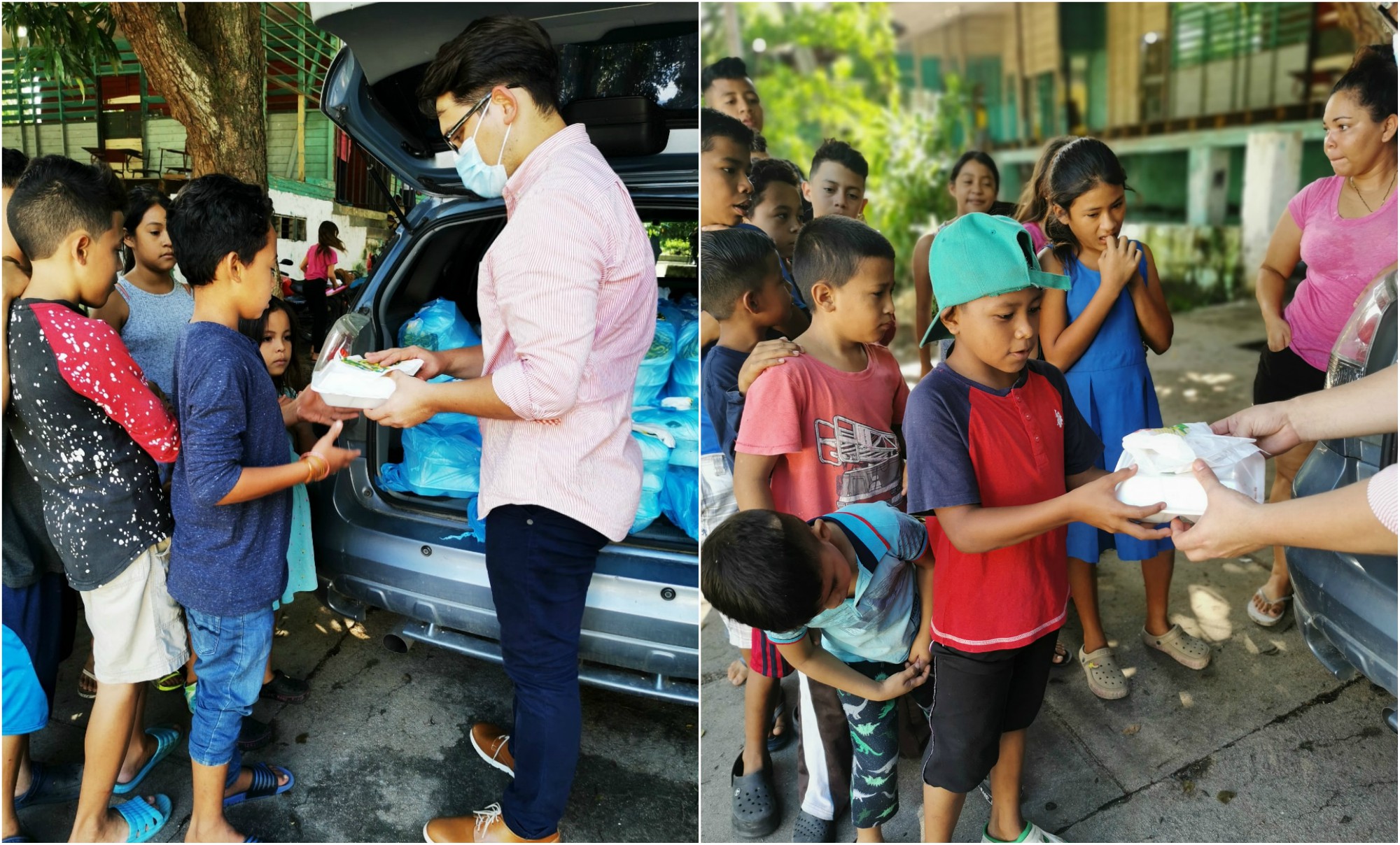 Hondureño Kevin Guevara, crea cocina para damnificados en Honduras