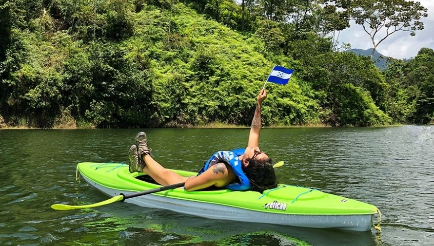 Lugares para hacer kayak en Honduras