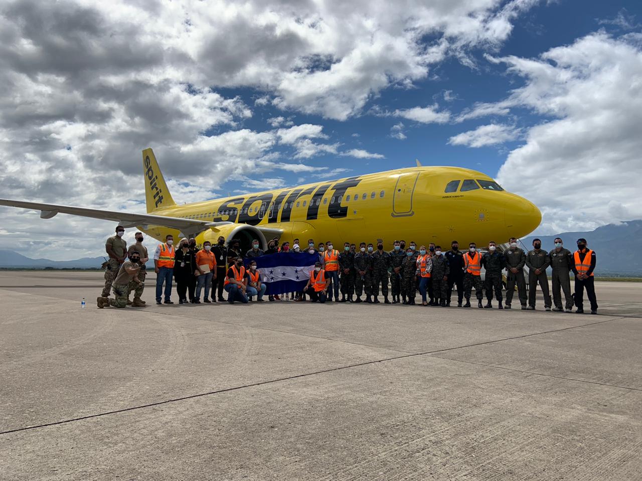 Spirit Airlines dona vuelos para traer ayuda de Estados Unidos a Honduras