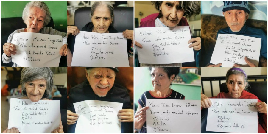 CEDER crea campaña «apadrina un abuelito » para Navidad en honduras