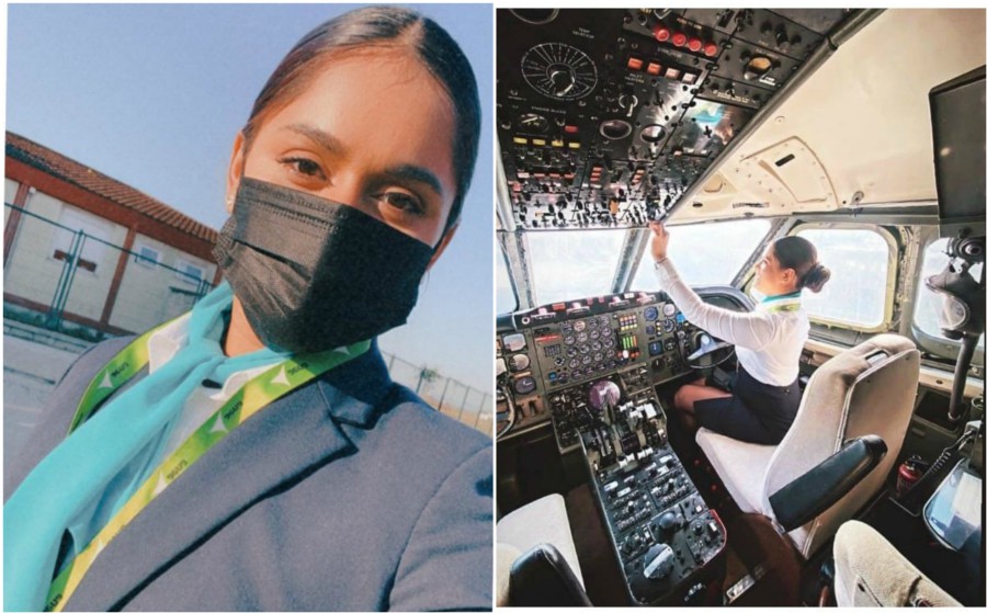 Lesly Sandoval, hondureña cumple su sueño de ser aeromoza en España