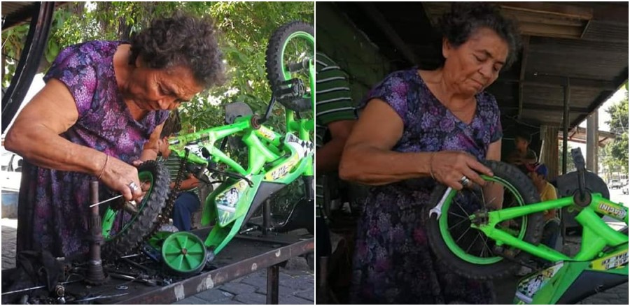 Yolanda Martínez, abuela hondureña destaca con su taller