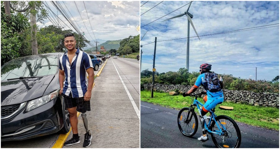 Nahun Reina, ciclista hondureño destaca con su historia de perseverancia