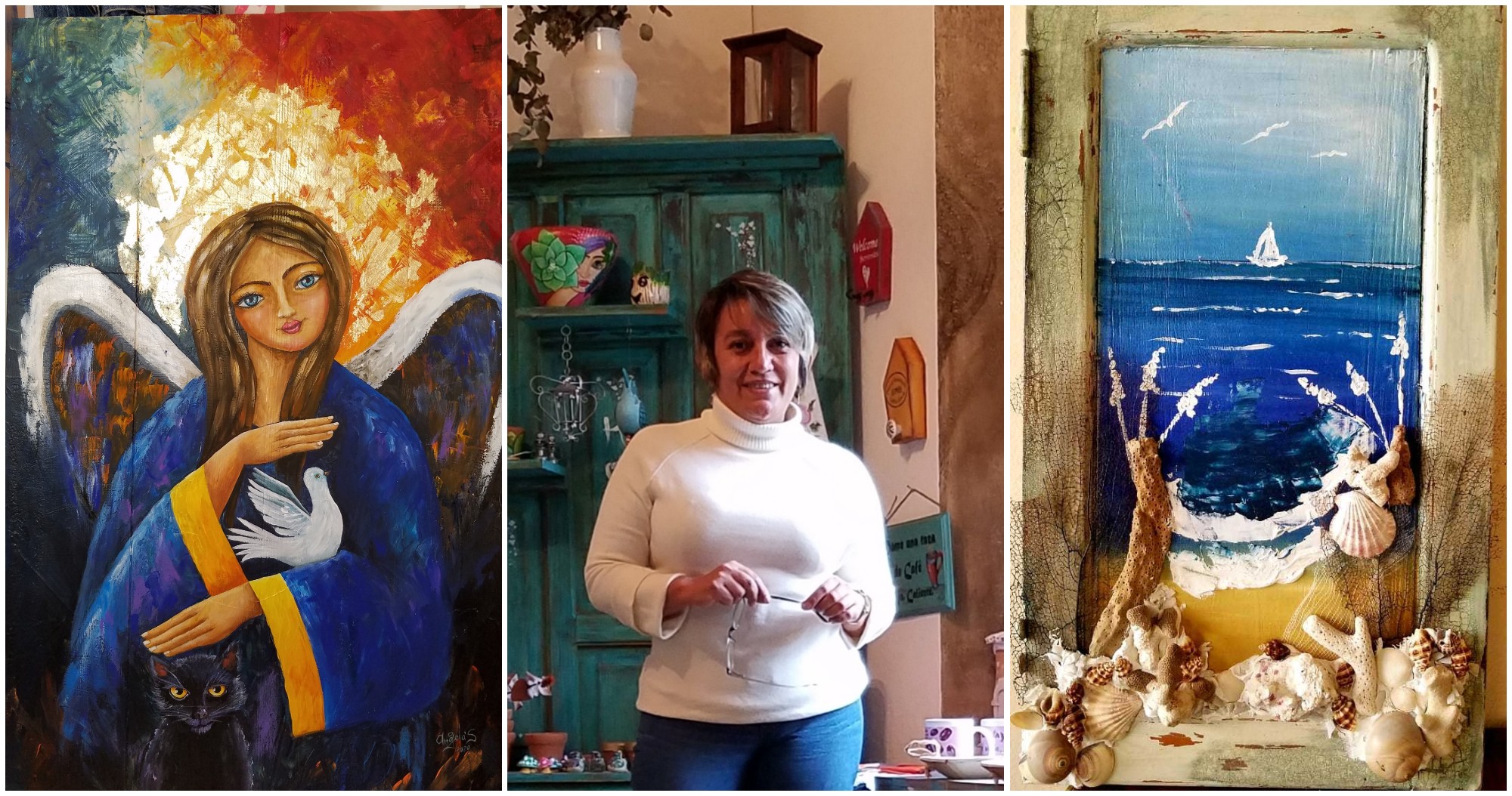 Hondureña Elizabeth Mejía, funda taller de arte en Santa Rosa de Copán