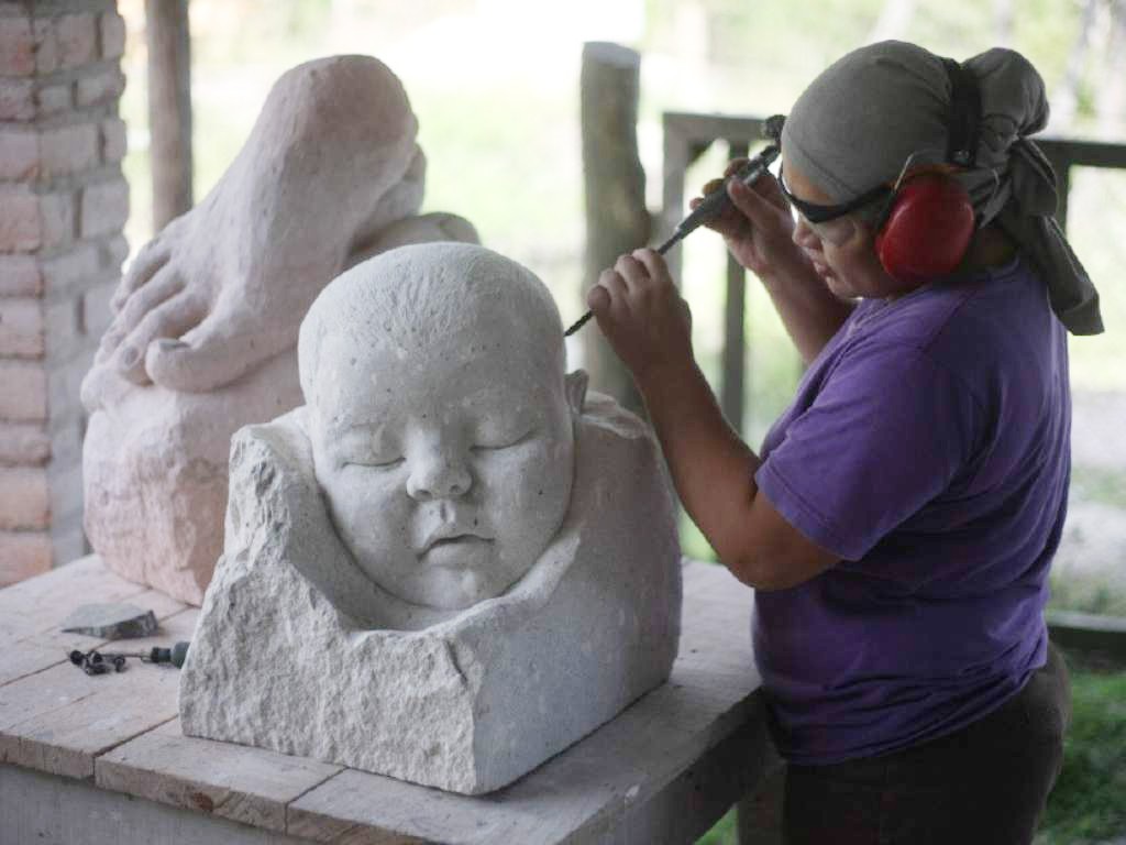 Tercer Simposio de Escultura Cantarranas ya dio inicio