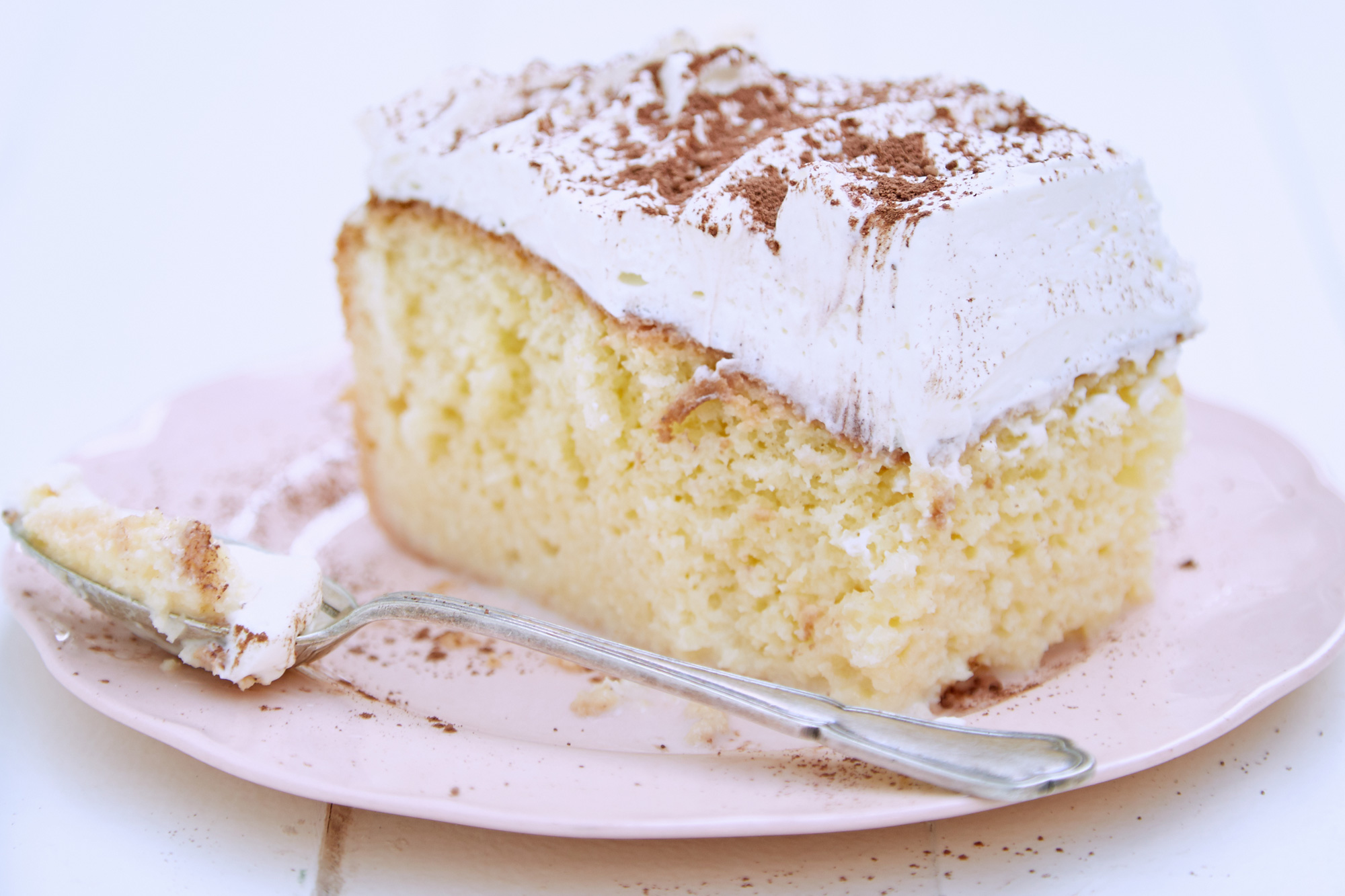 Receta de Pastel tres leches hondureño