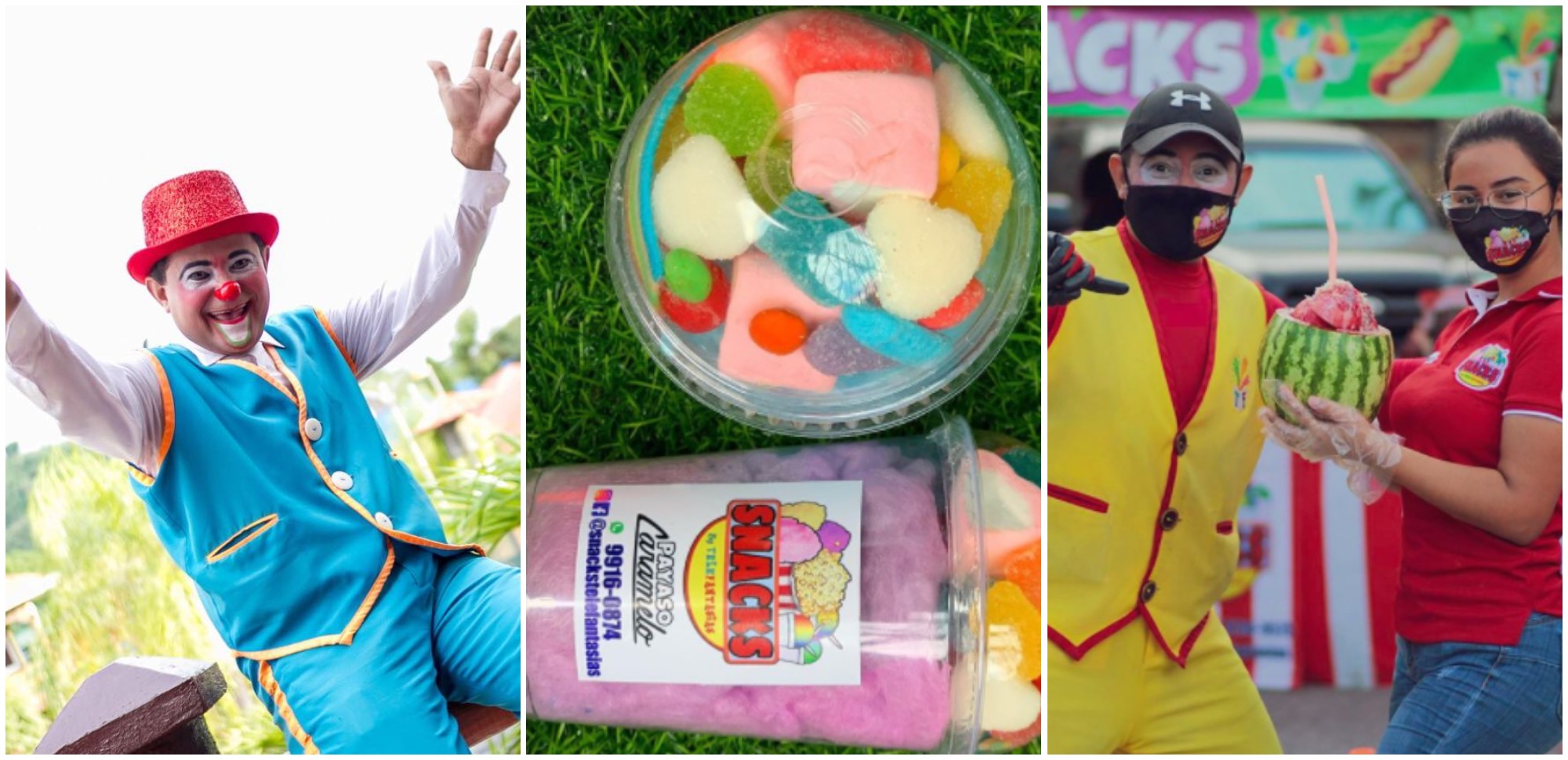 Payaso hondureño emprende con negocio de dulces y es una sensación