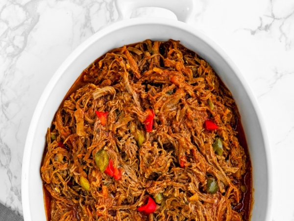 Receta hondureña Ropa vieja