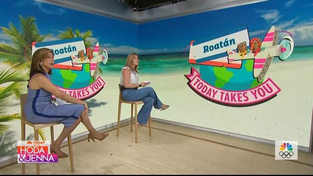 Programa de NBC «Today with Hoda & Jenna» destacó la Isla de Roatán