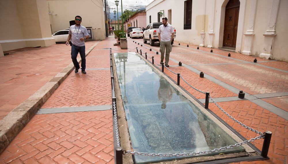 Sistema de alcantarillado en Comayagua, un interesante lugar de Honduras