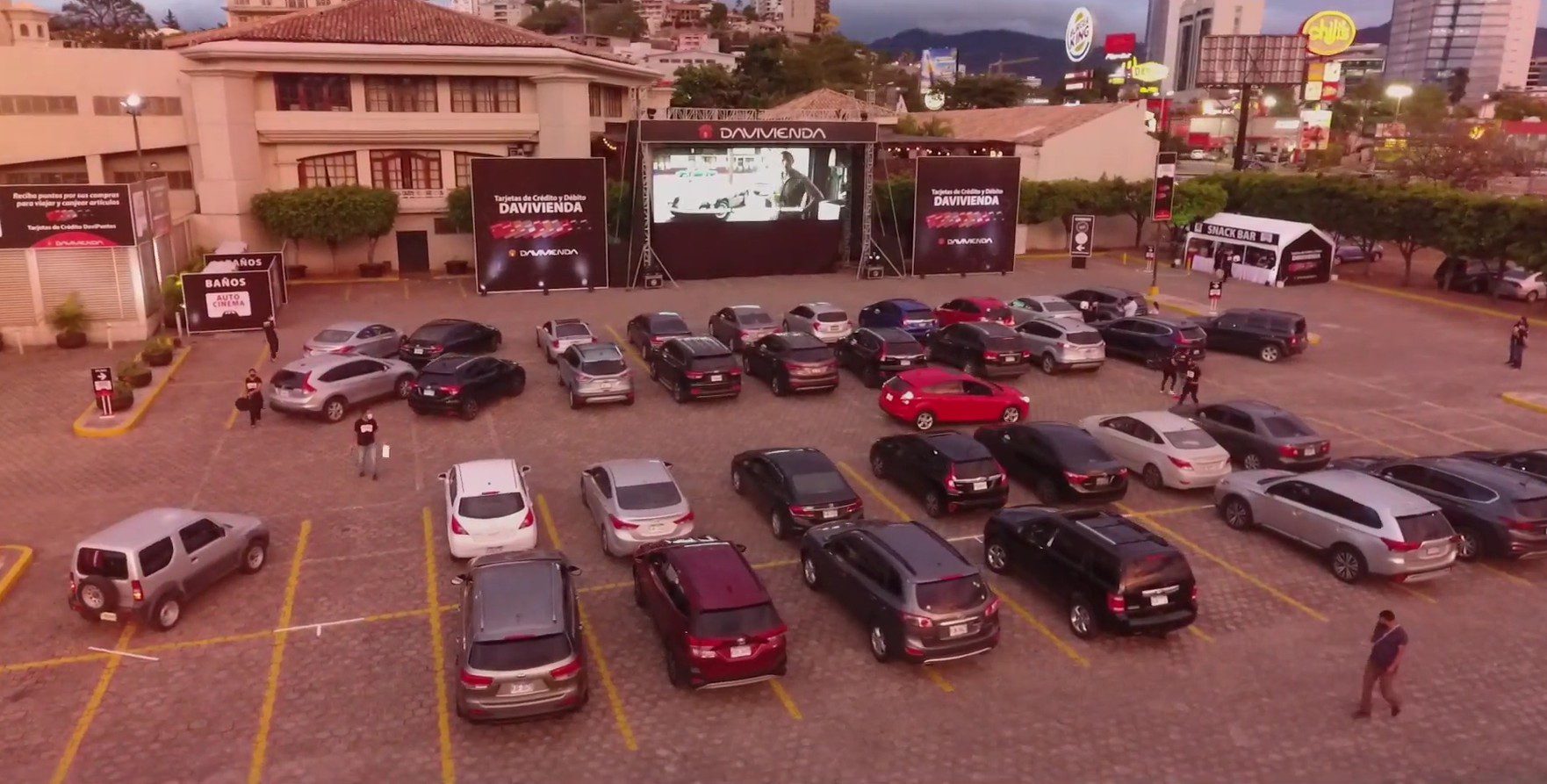 Inauguran el Autocinema Davivienda en San Pedro Sula