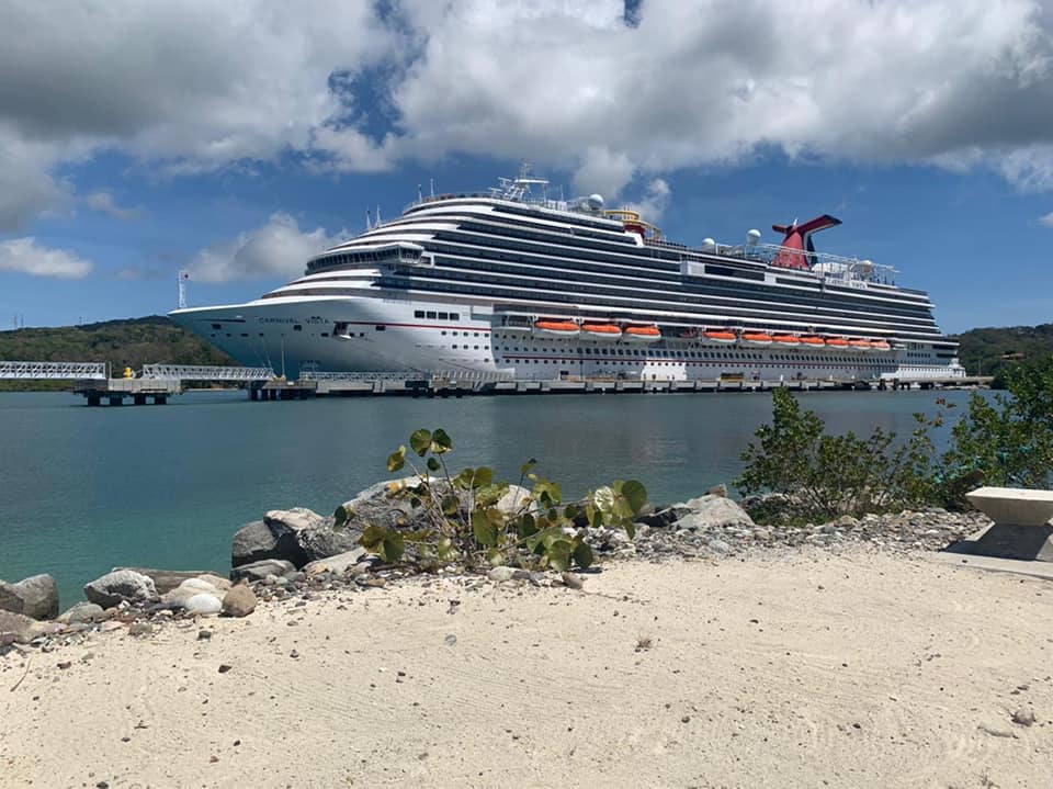 Llega el segundo crucero a Roatán después de la pandemia