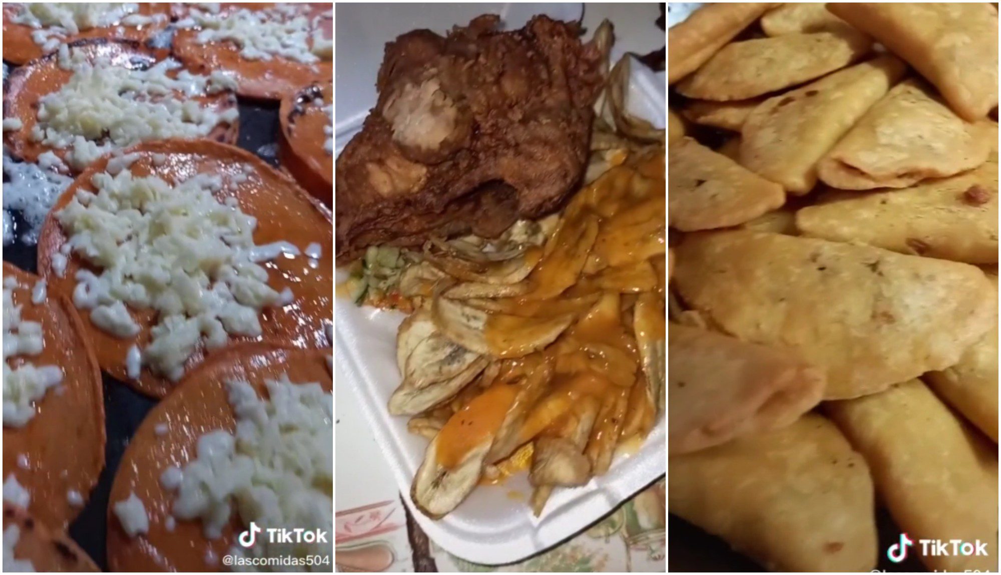 Cuenta de TikTok muestra la mejor comida callejera de Honduras