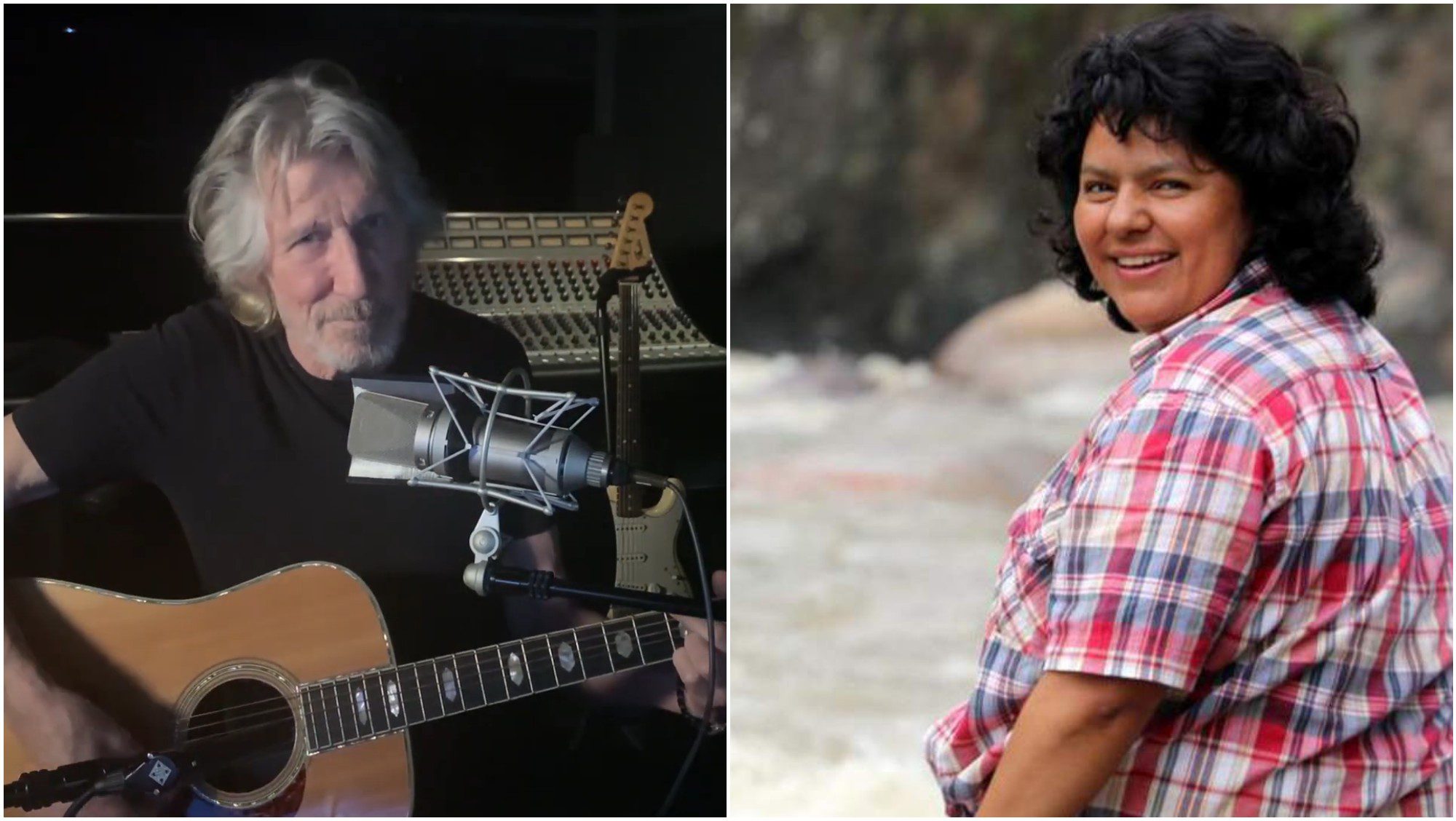 Vocalista de Pink Floyd dedica canción a Berta Cáceres