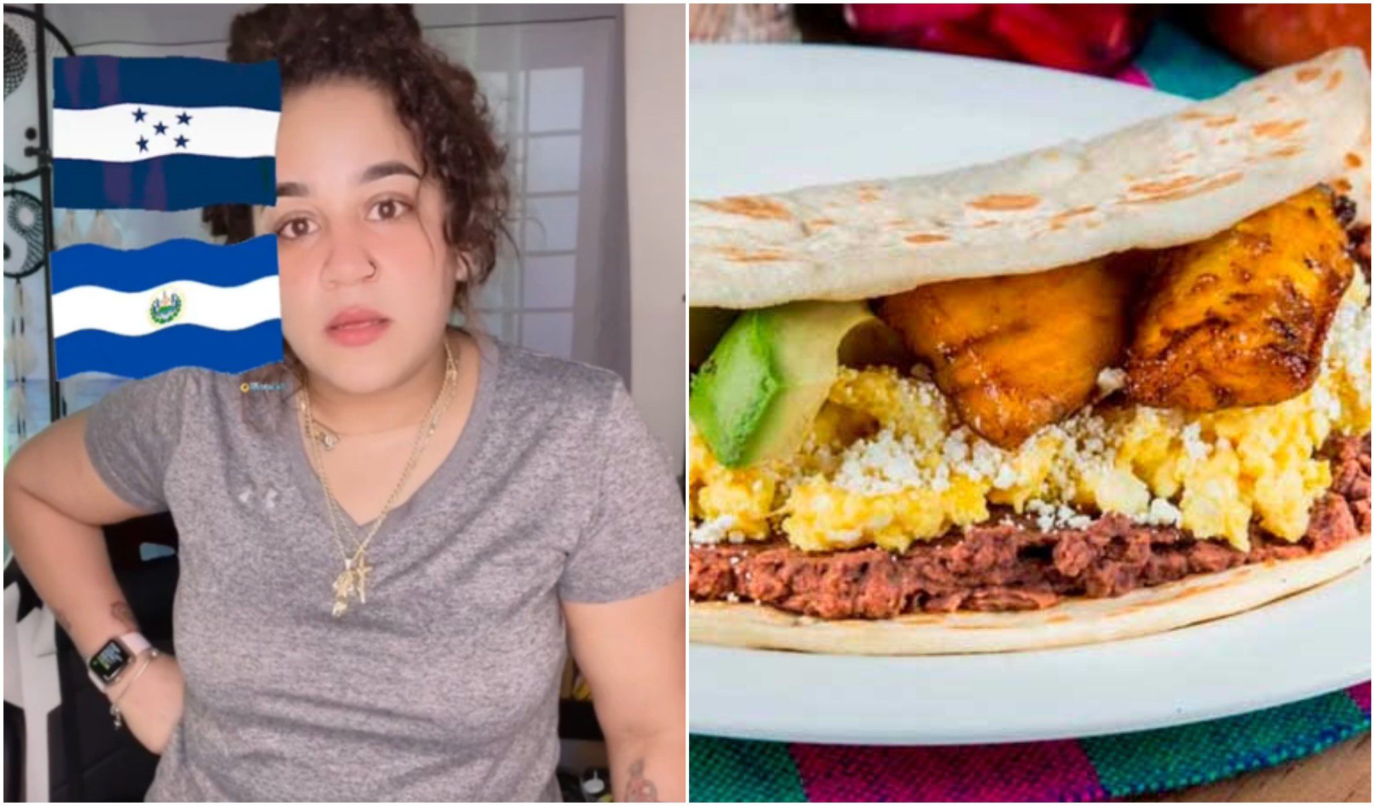 TikToker dominicana destaca el sabor de las baleadas hondureñas