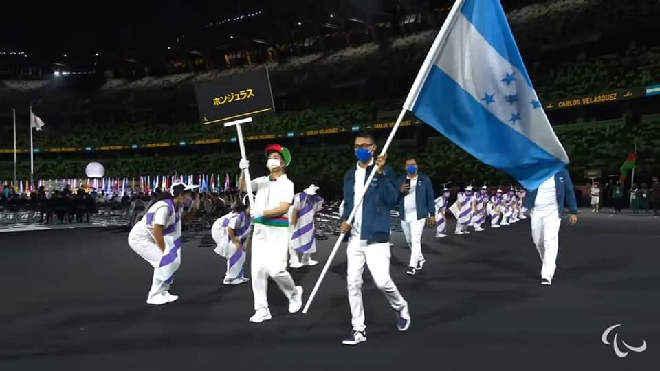 Carlos Velásquez abanderó a Honduras en los Paralímpicos de Tokio 2020