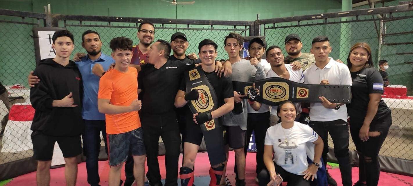 Luchadores hondureños se coronan campeones en las artes marciales mixtas