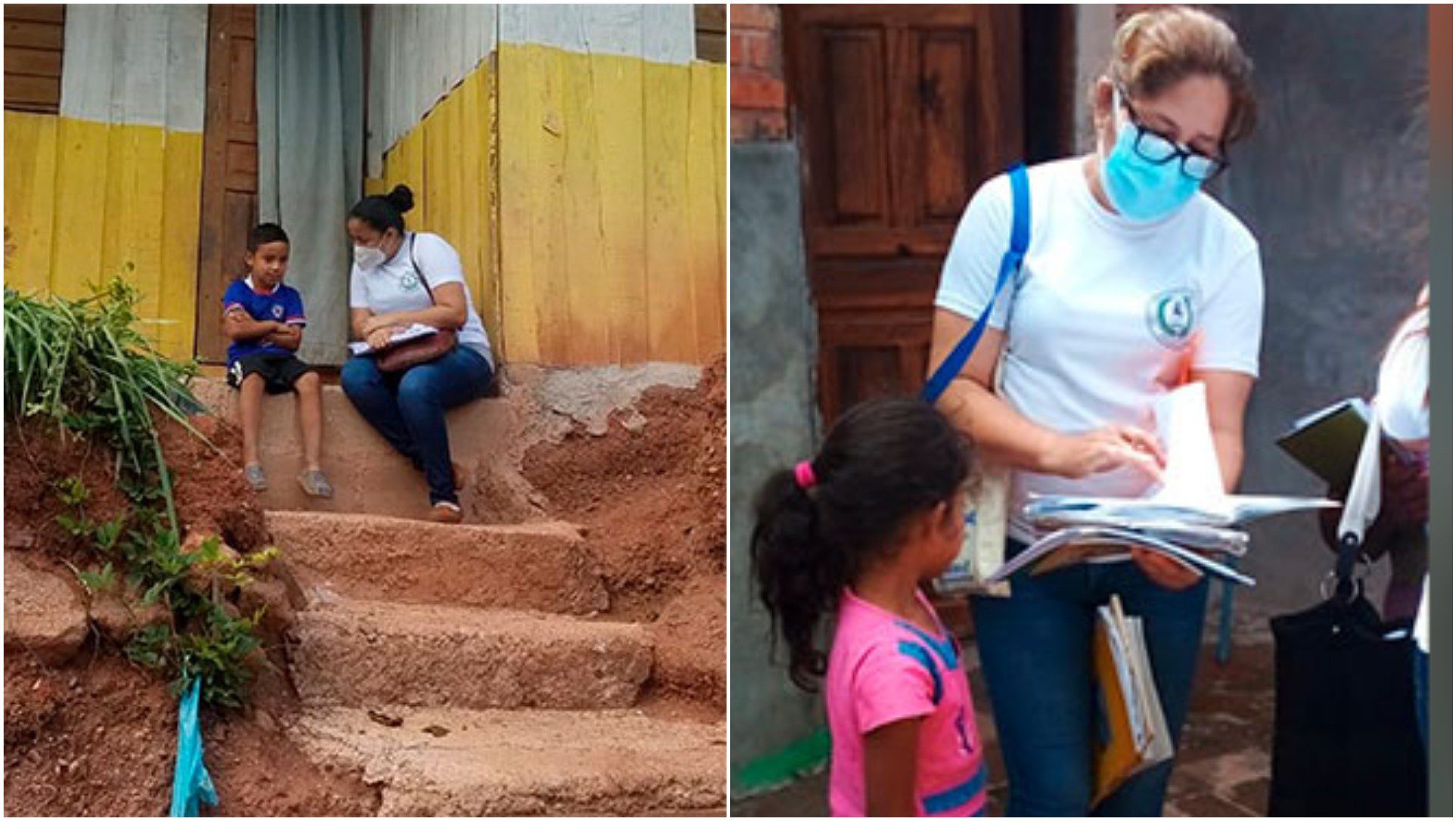Docentes hondureños dan clases a domicilio por su gran vocación