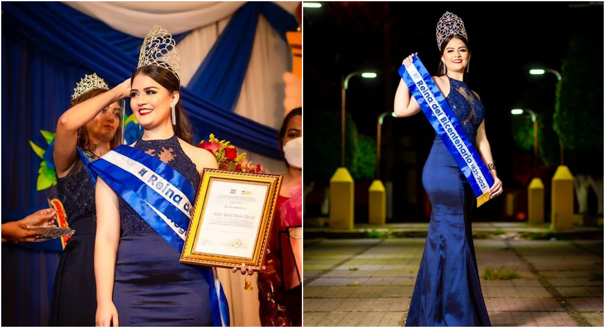 Jeimy Pavón es la Reina del Bicentenario de Honduras