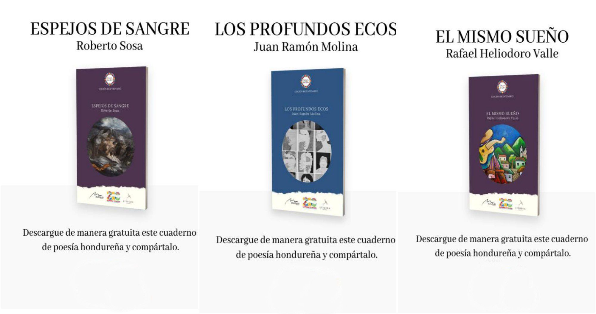 Crean 13 cuadernos digitales de poetas hondureños para descargar