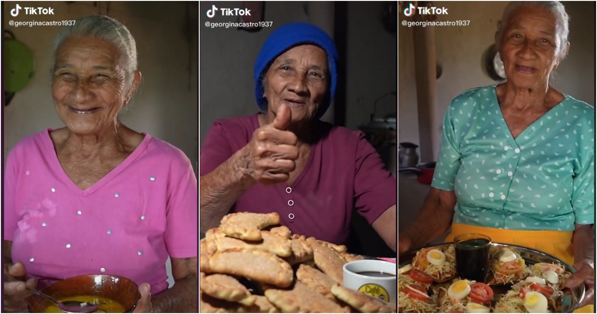 Abuelita hondureña destaca en TikTok por sus deliciosas recetas