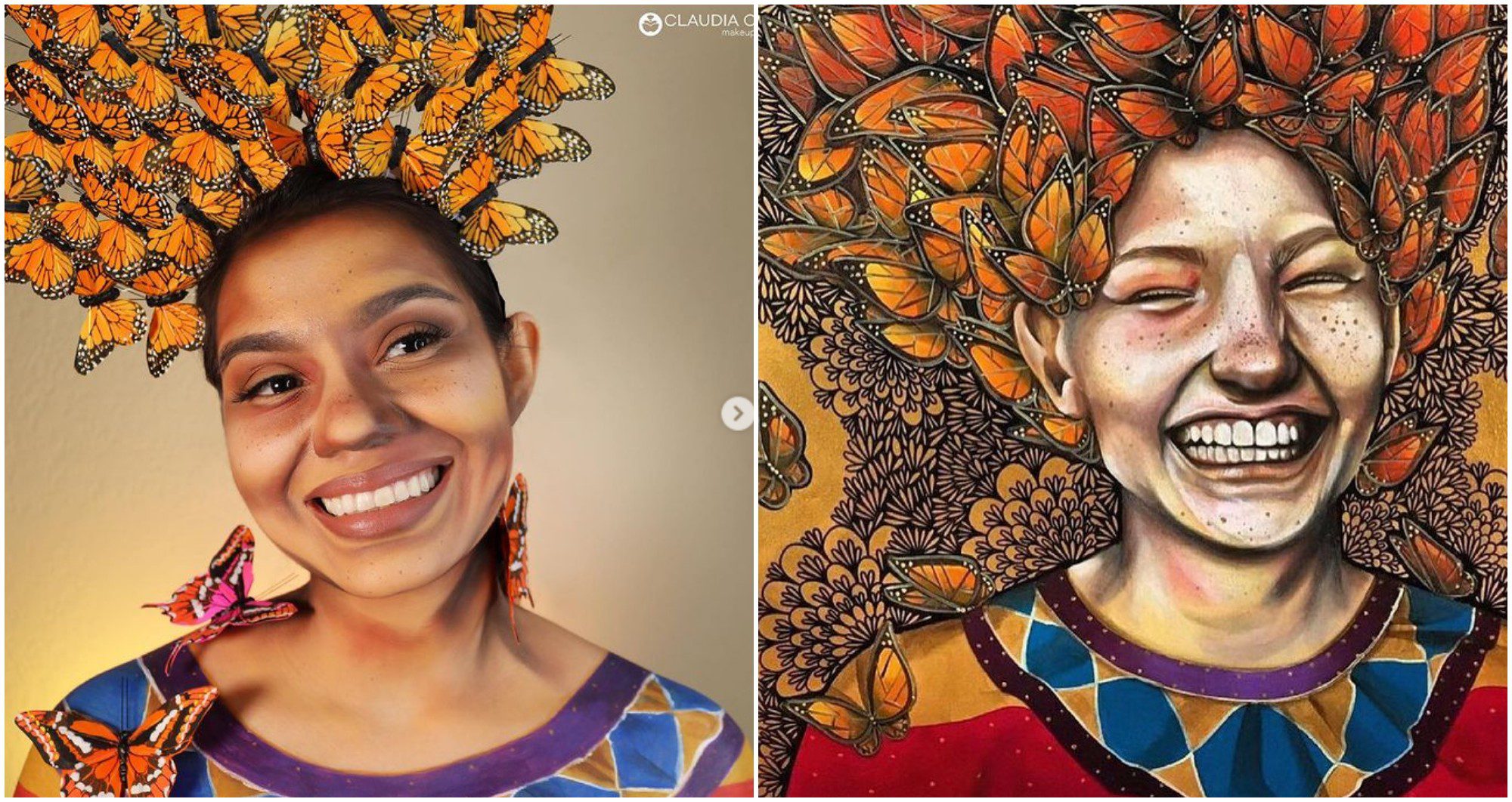 Maquillista hondureña recrea las obras de Leticia Banegas