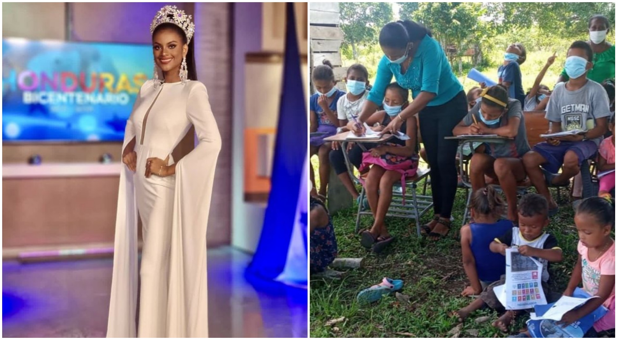 Miss Honduras Mundo busca construir aulas en La Mosquitia