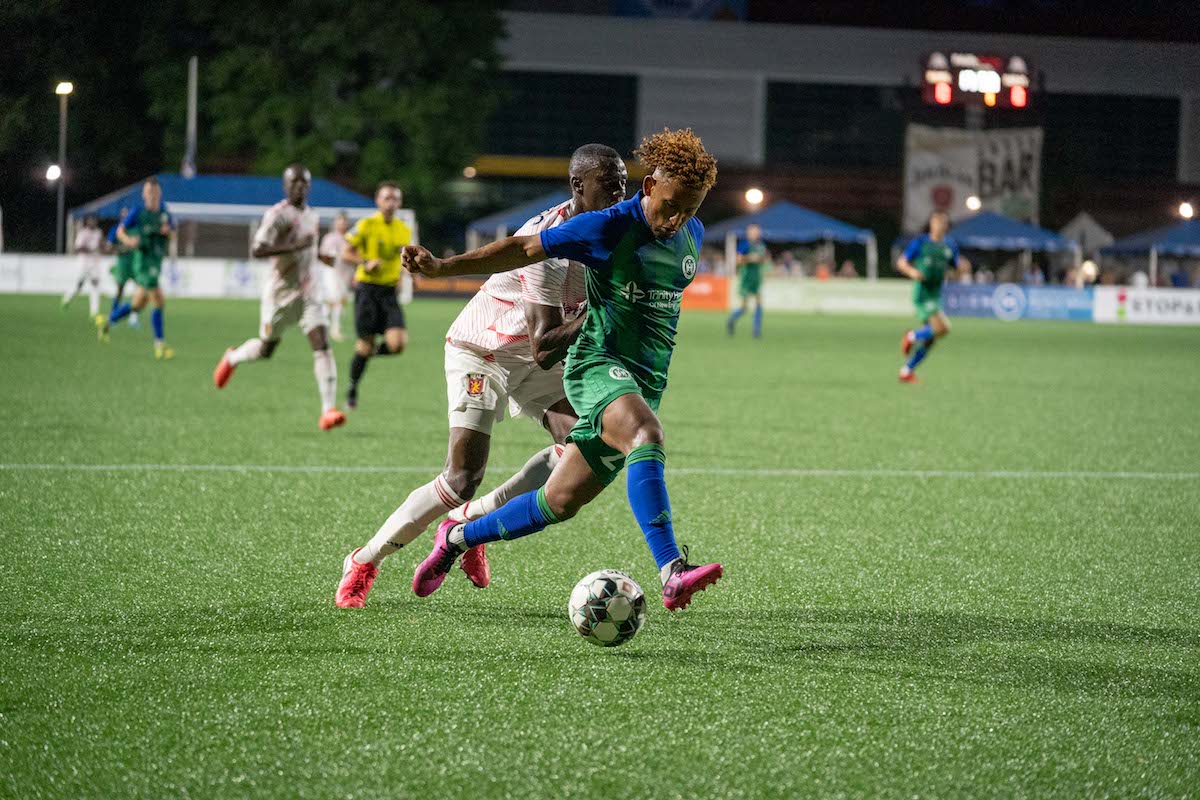 Séptimo gol de Juan Carlos Obregón con el Hartford Athletic