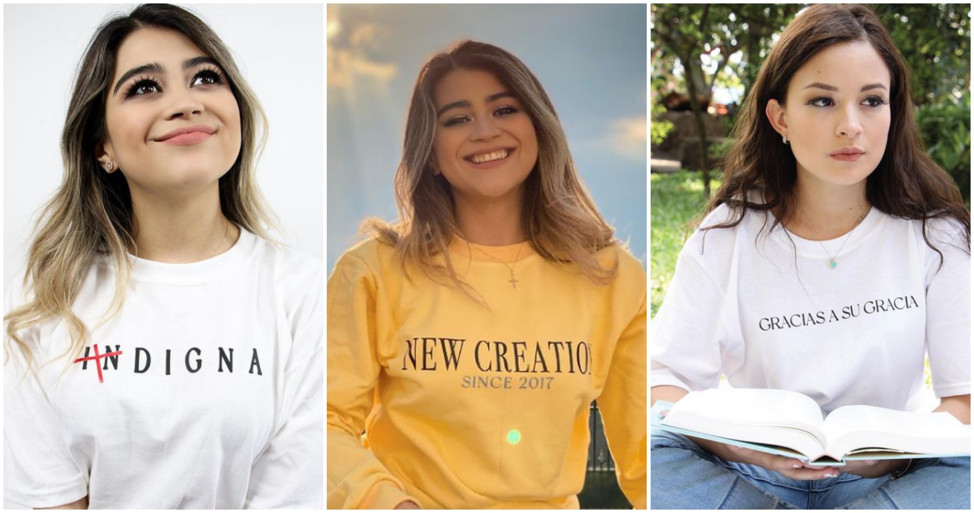 Hondureña crea su propia marca de ropa inspirada en Dios