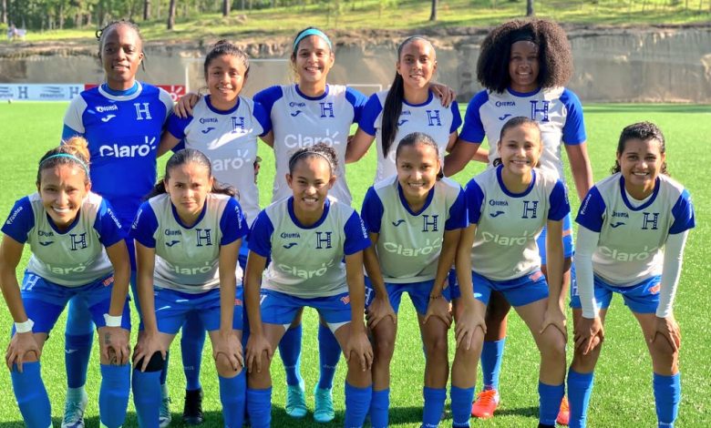 Selección femenil de Honduras triunfa en partido amistoso de preparación