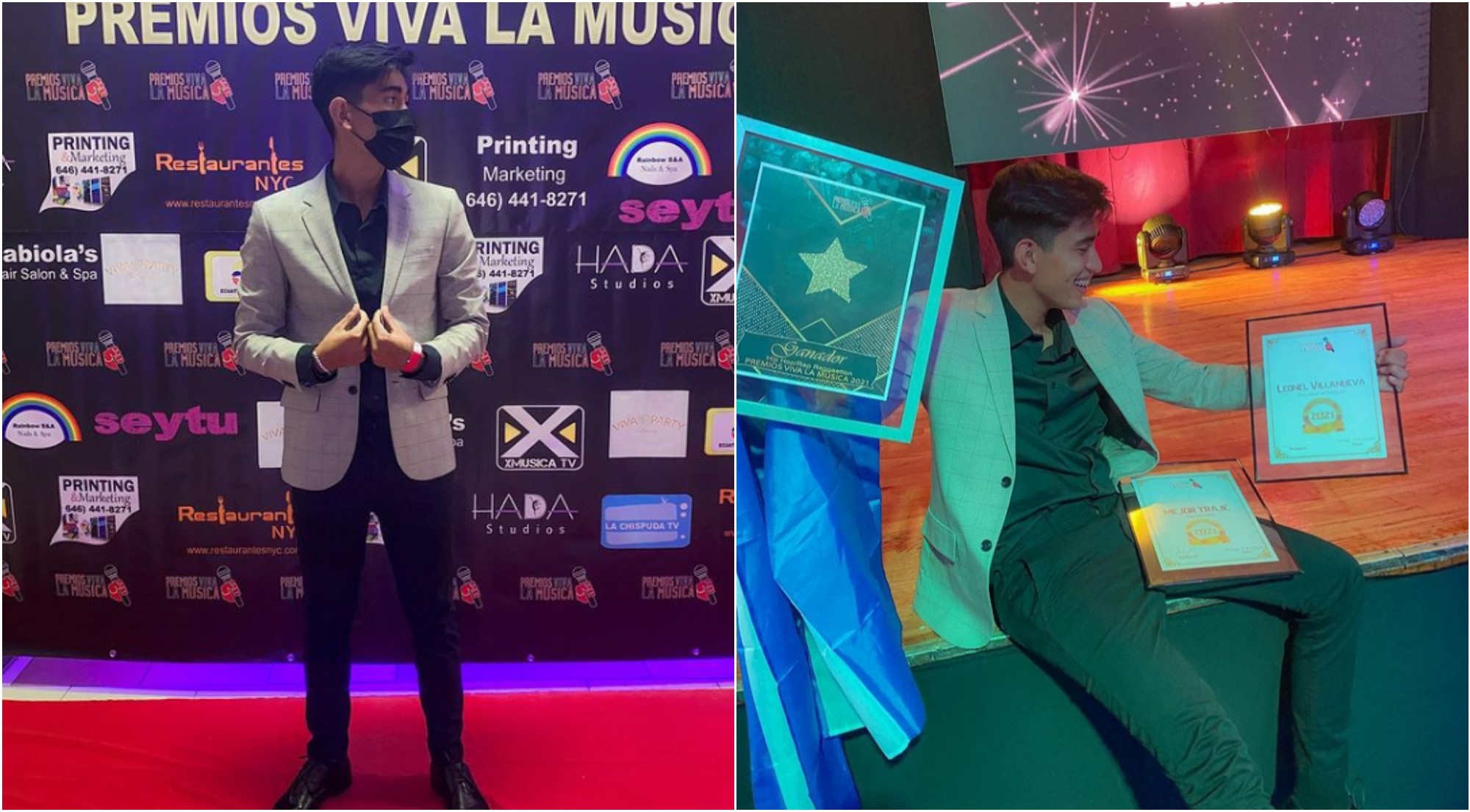 Hondureño gana tres premios en Viva la Música en Nueva York