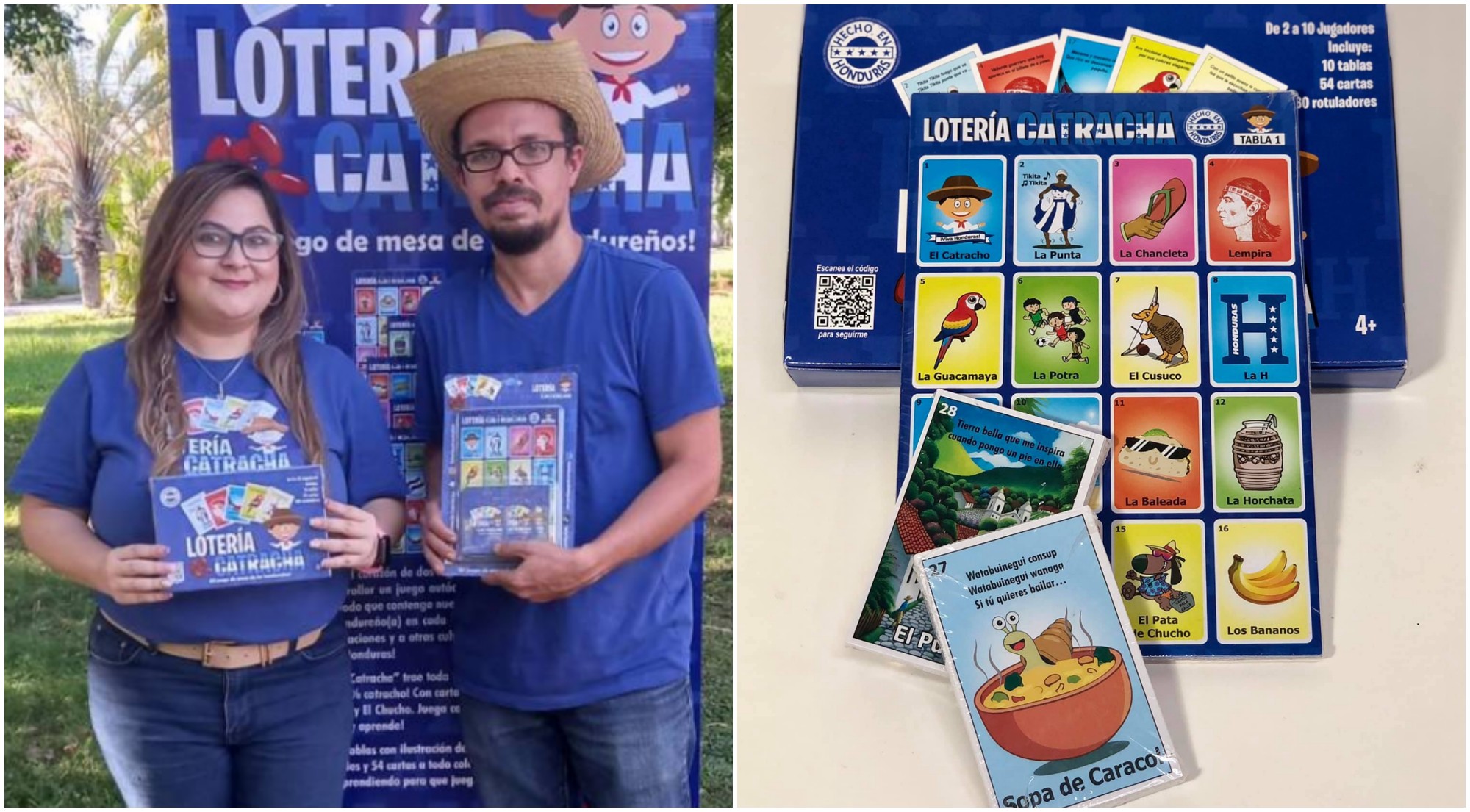 Hondureños crean una «Lotería Catracha» y es una sensación