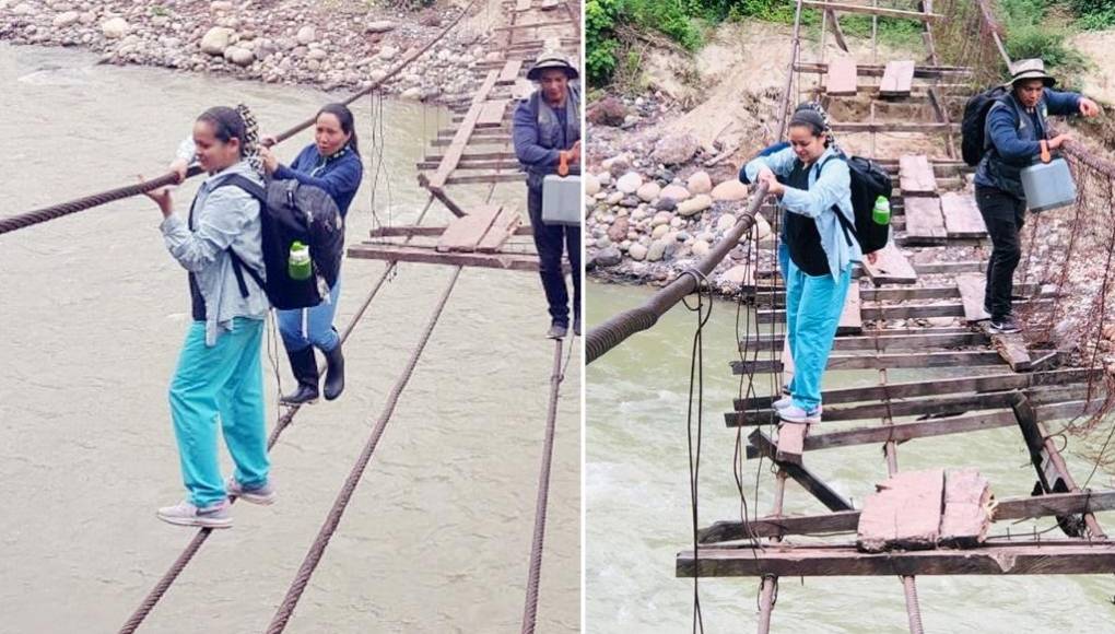 Doctora hondureña lleva vacunas a comunidad olvidada del país