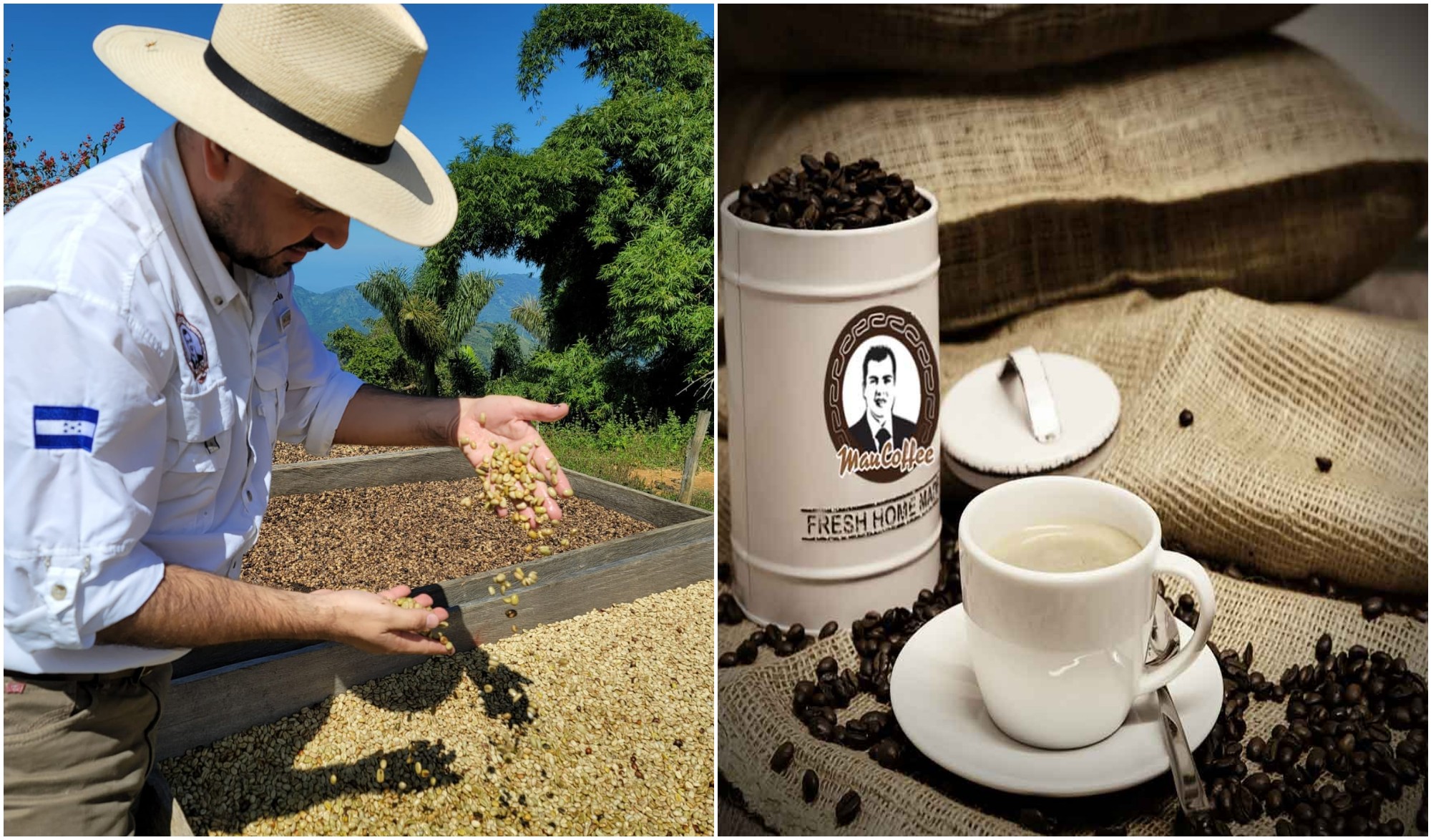 Hondureño Mauricio Fajardo exporta su marca de café desde Colombia