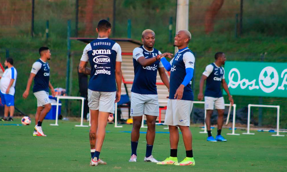 Último entrenamiento de la Selección de Honduras ante Costa Rica